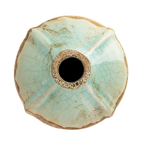 Hello Honey® Distressed Finish Brown & White Terracotta Vase Set